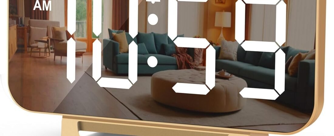Peakeep Slim Digital Mirror Aesthetic Alarm Clock: A Practical Guide to Bedroom and Desk Timekeeping