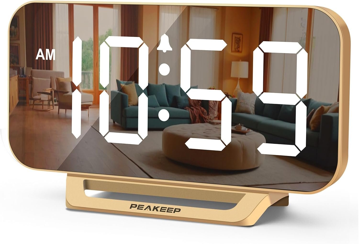 Peakeep Slim Digital Mirror Aesthetic Alarm Clock: A Practical Guide to Bedroom and Desk Timekeeping